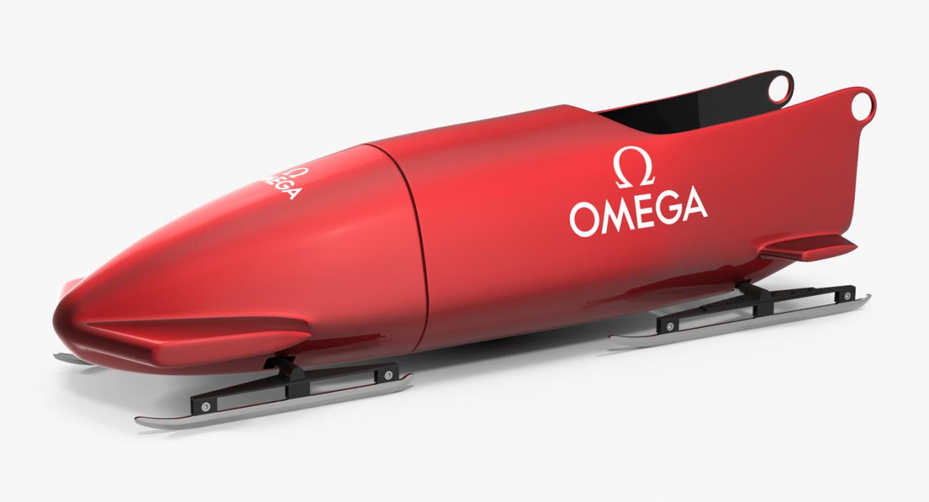 Bobsled Two Person Omega 3D model