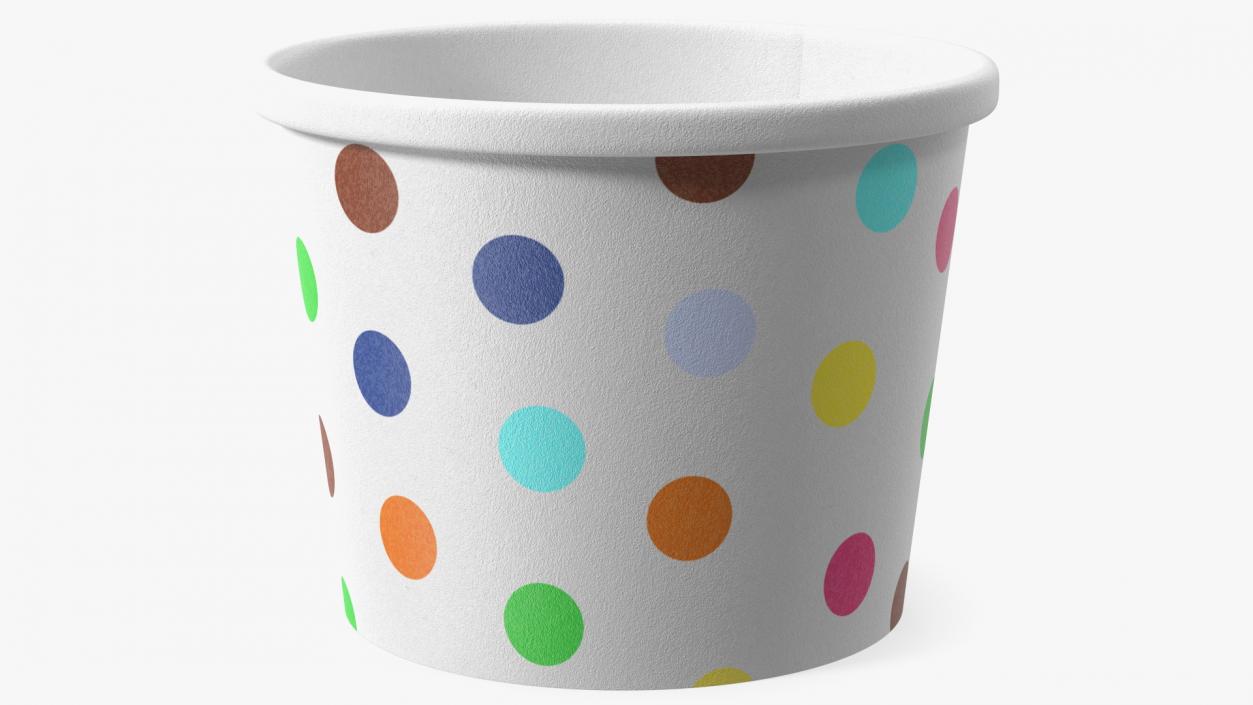 Empty Ice Cream Cup 3D model