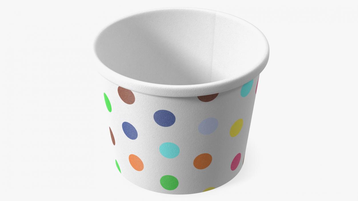 Empty Ice Cream Cup 3D model