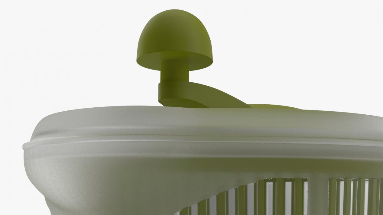 Plastic Salad Spinner Green 3D