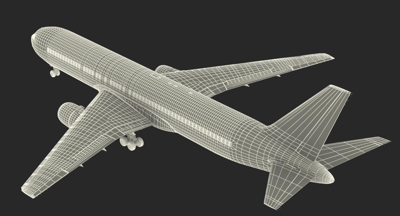 Boeing 767-300 Generic Rigged 3D model