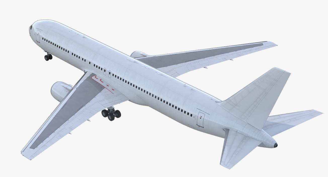 Boeing 767-300 Generic Rigged 3D model