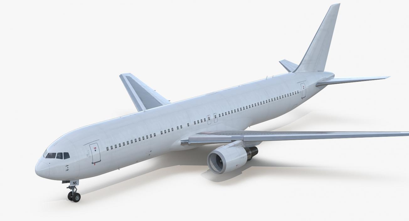 Boeing 767-300 Generic Rigged 3D model