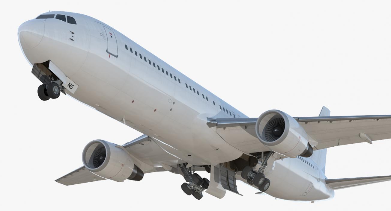 Boeing 767-300 Generic Rigged 3D model