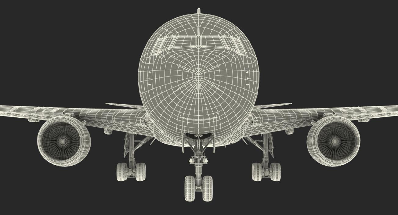 Boeing 767-300 Generic Rigged 3D model