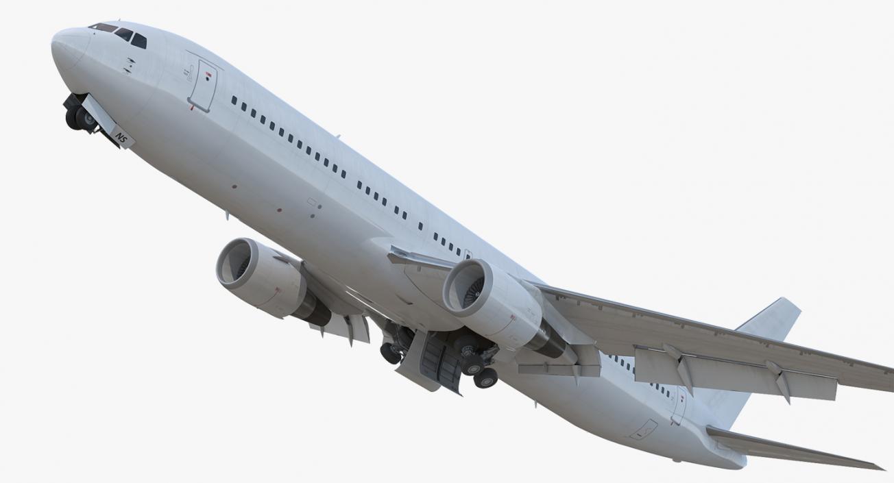 Boeing 767-300 Generic Rigged 3D model