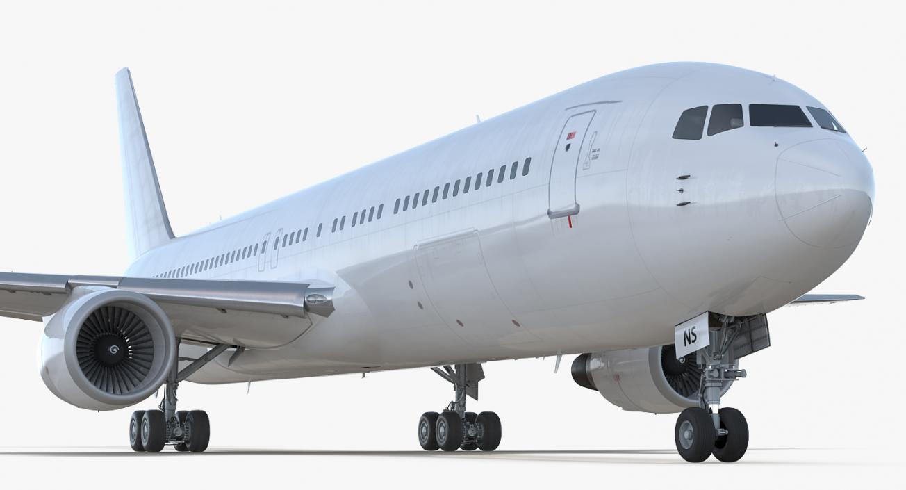 Boeing 767-300 Generic Rigged 3D model