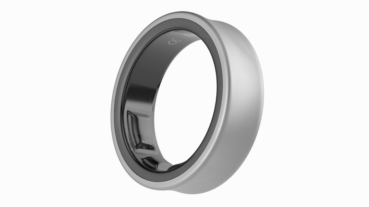 3D model Samsung Galaxy Ring Titanium Silver