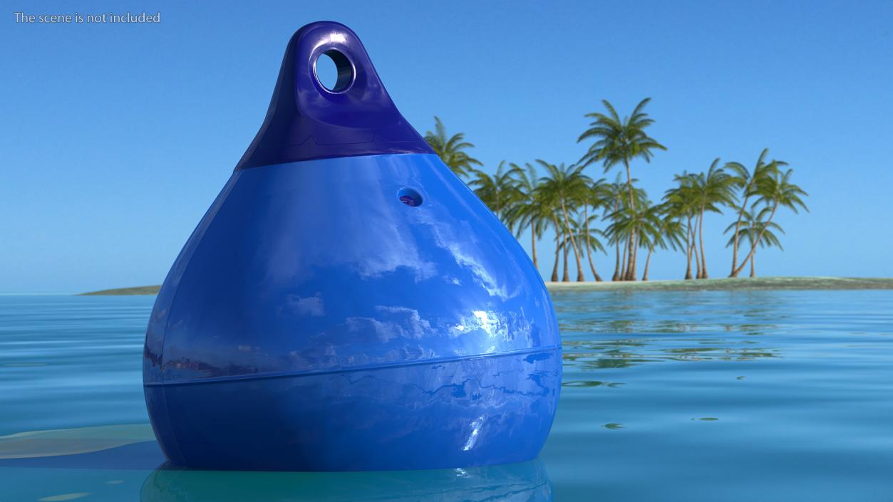 3D Polyform A4 Buoy Blue