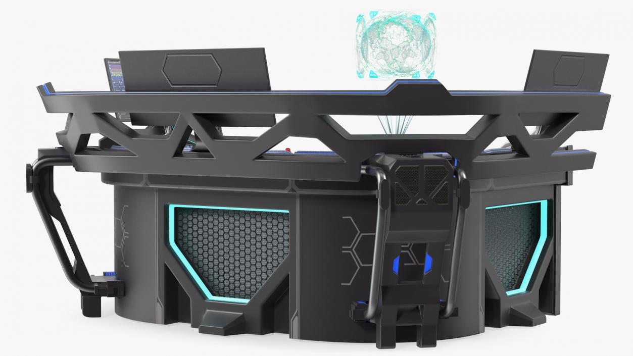 Sci Fi Hologram Control Panel 3D model