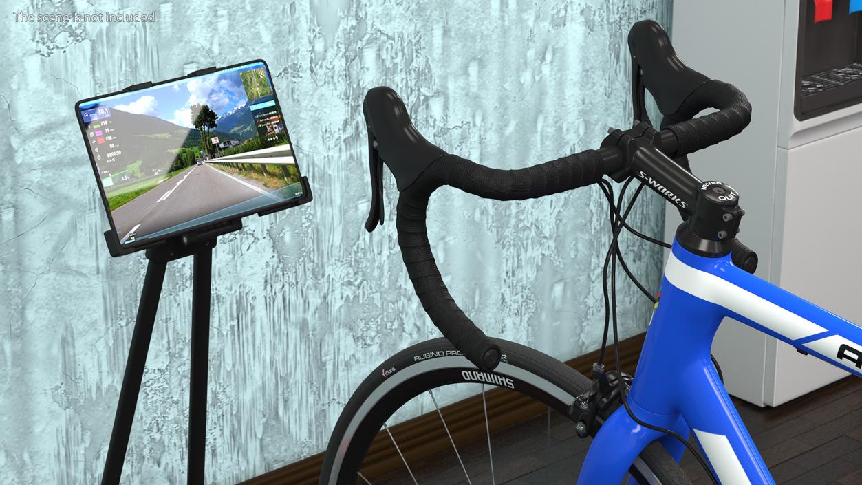 3D Tacx NEO 2T Smart Trainer And Bike Rigged