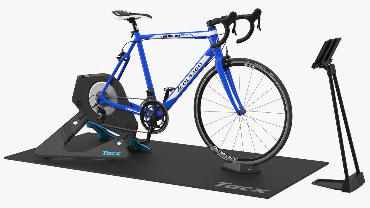 3D Tacx NEO 2T Smart Trainer And Bike Rigged