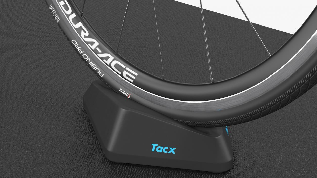 3D Tacx NEO 2T Smart Trainer And Bike Rigged