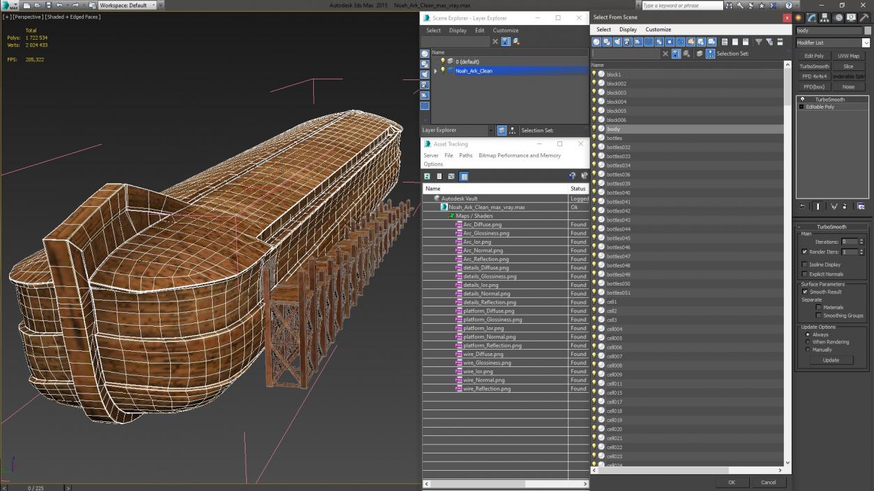 Noah Ark Clean 3D model