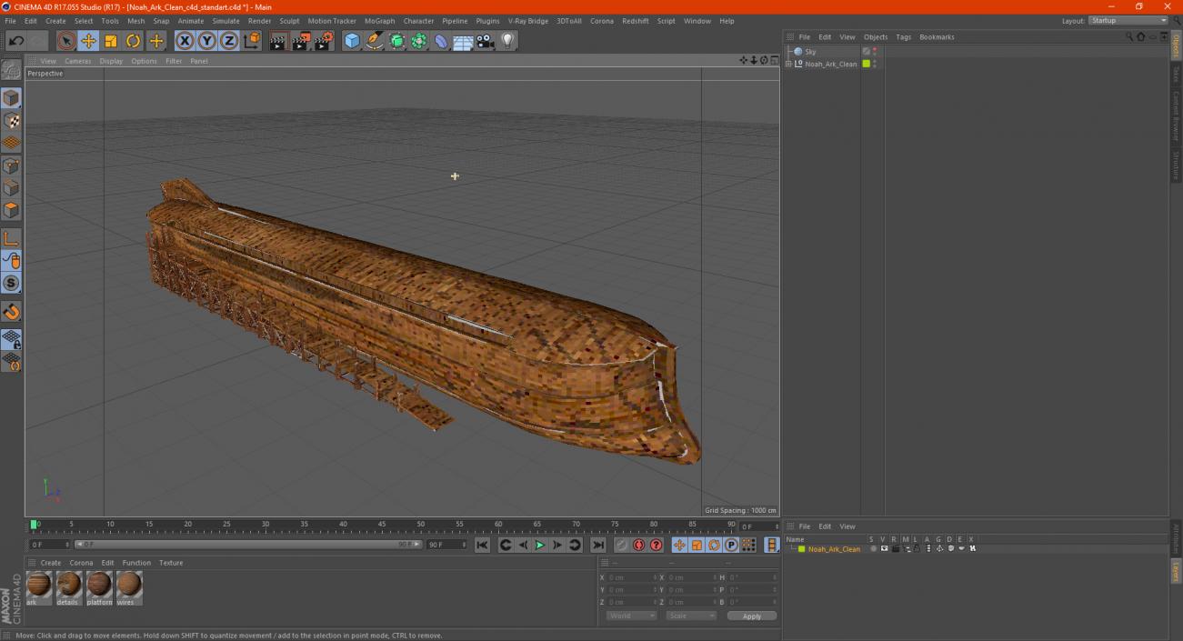 Noah Ark Clean 3D model