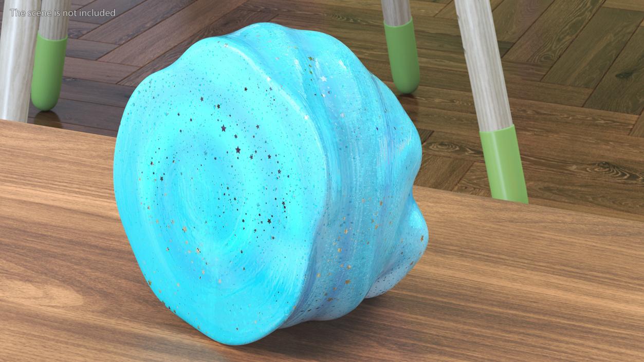 3D model Blue Toy Slimes