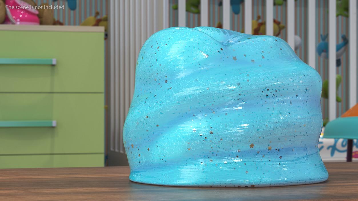 3D model Blue Toy Slimes