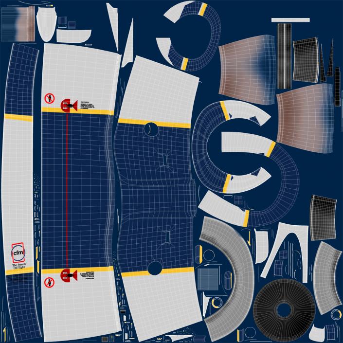 3D Boeing 737-800 with Interior Ryanair