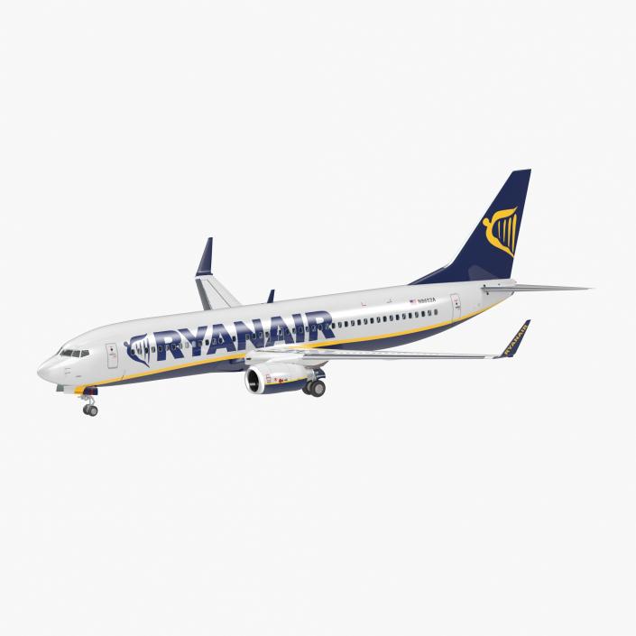 3D Boeing 737-800 with Interior Ryanair