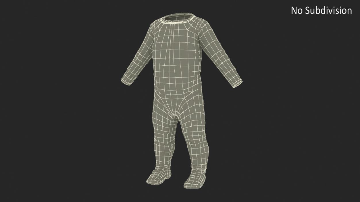 3D model Full Bodysuit for Toddler