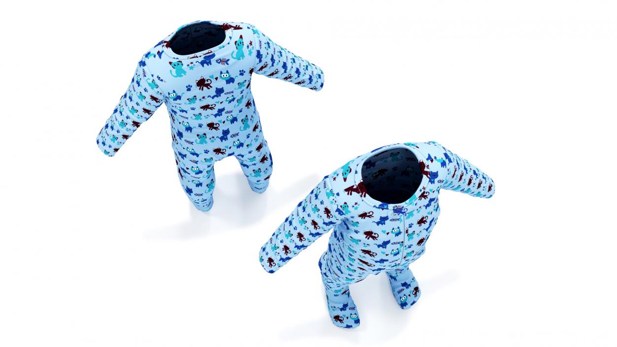 3D model Full Bodysuit for Toddler