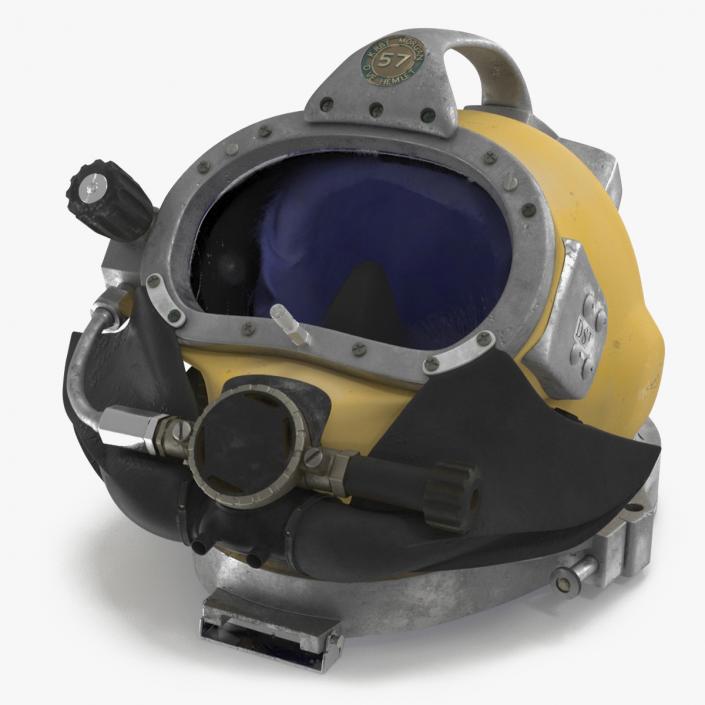 Diving Helmet Kirby Morgan 57 Used 3D model