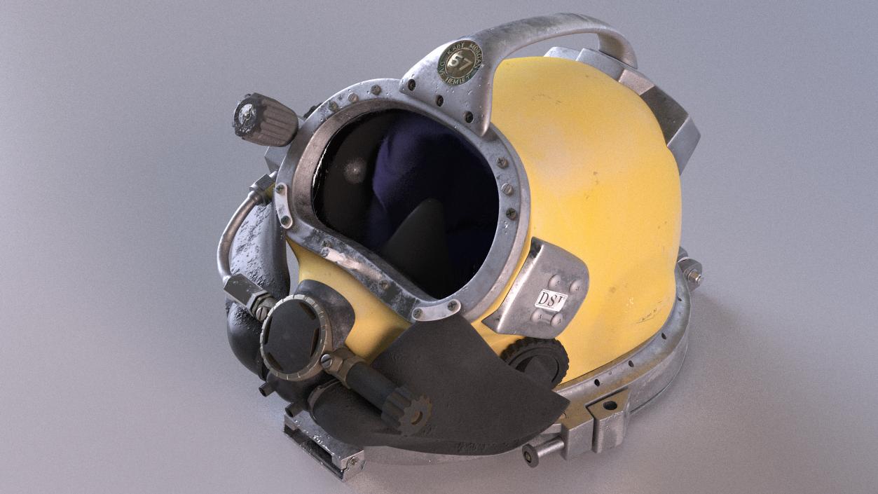 Diving Helmet Kirby Morgan 57 Used 3D model