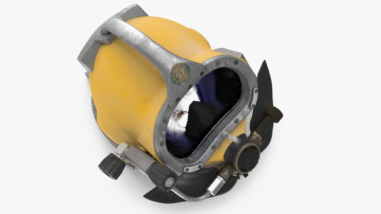 Diving Helmet Kirby Morgan 57 Used 3D model