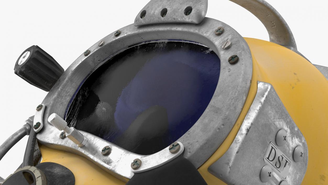 Diving Helmet Kirby Morgan 57 Used 3D model