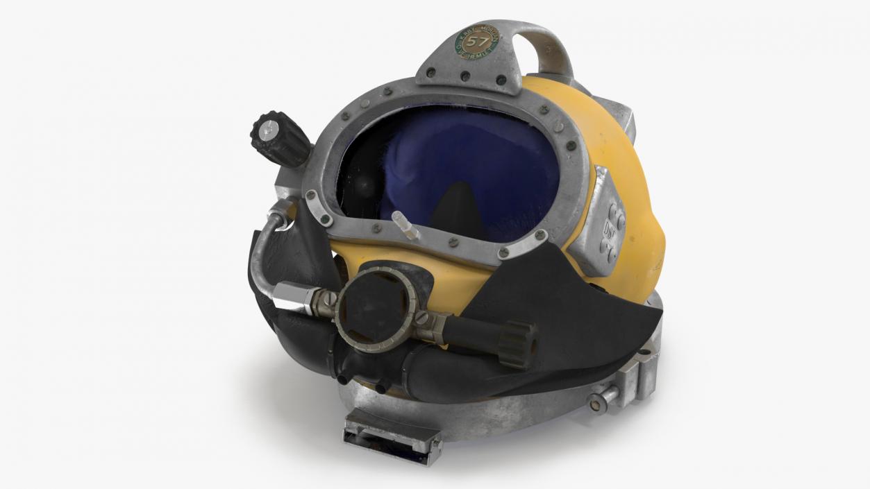 Diving Helmet Kirby Morgan 57 Used 3D model