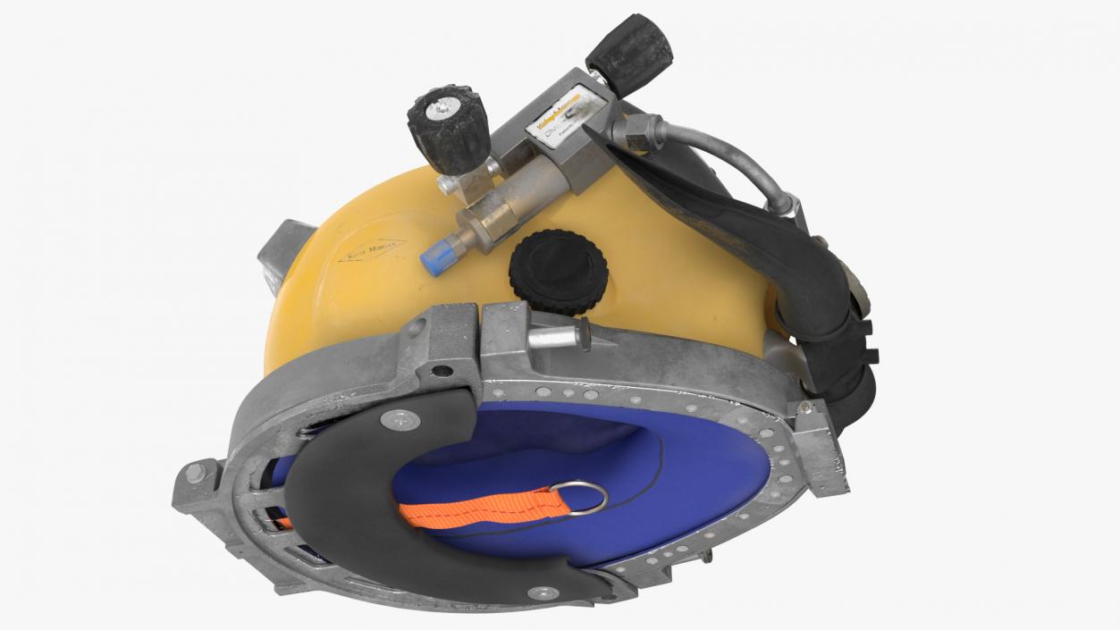 Diving Helmet Kirby Morgan 57 Used 3D model