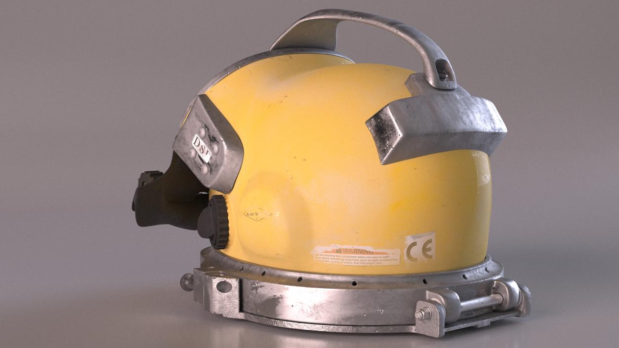 Diving Helmet Kirby Morgan 57 Used 3D model