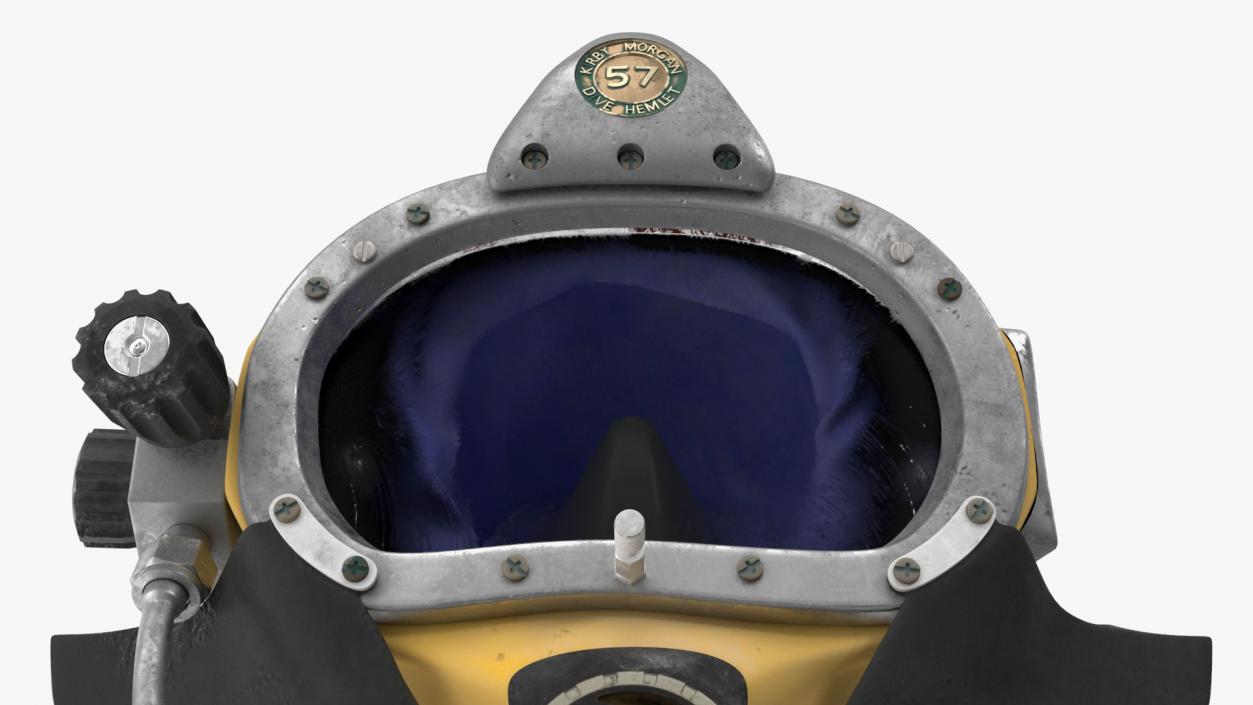 Diving Helmet Kirby Morgan 57 Used 3D model