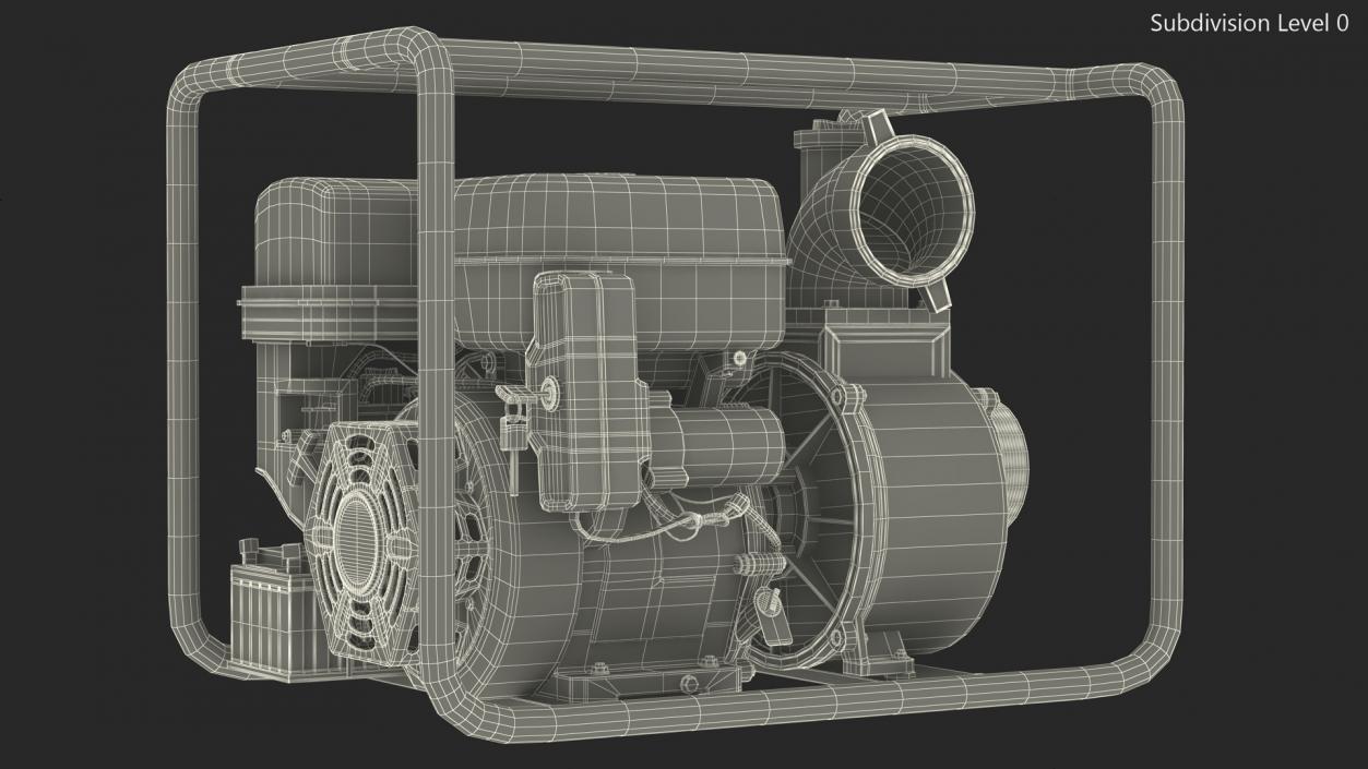 Thornado Petrol Water Transfer Pump 2 3D