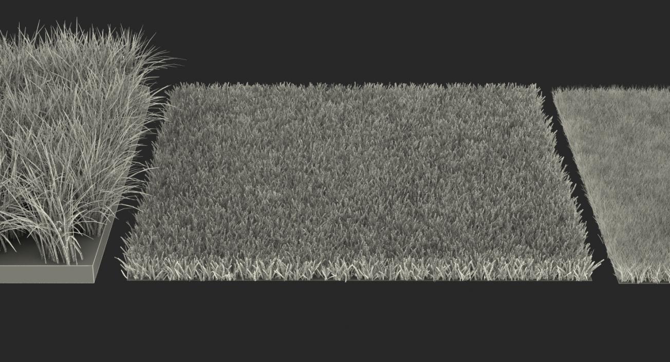 3D model Grass Fields Collection 2