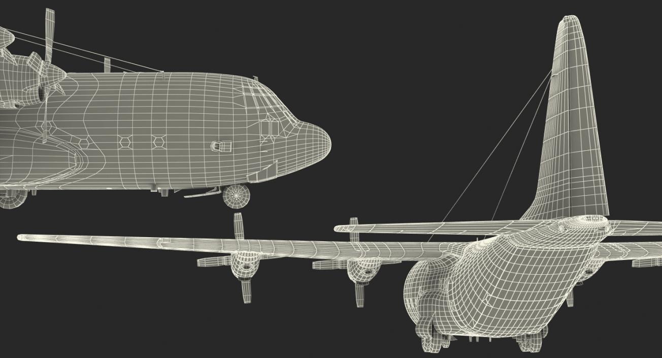 3D Lockheed C 130H Hercules L-382 Japan Air Force