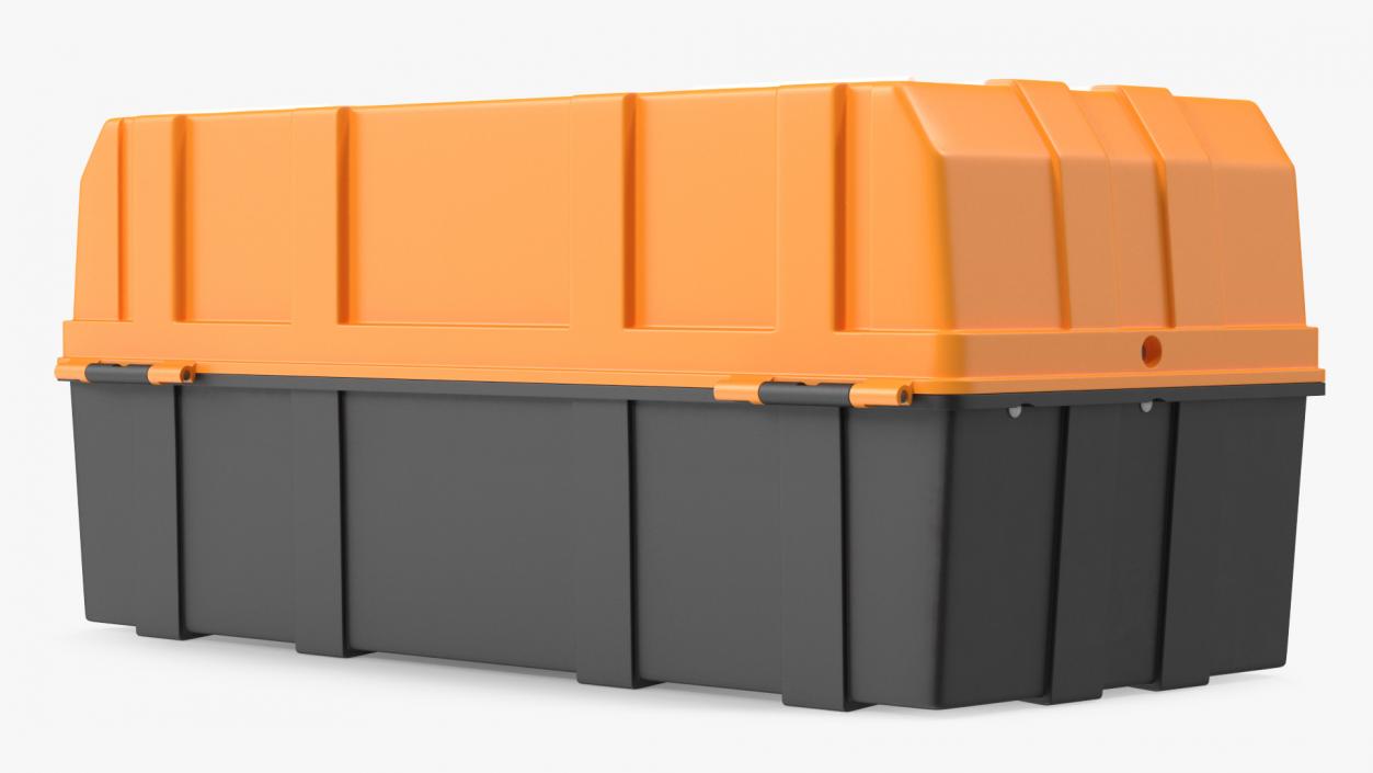 Three Layer Folding Plastic Toolbox Rigged 3D