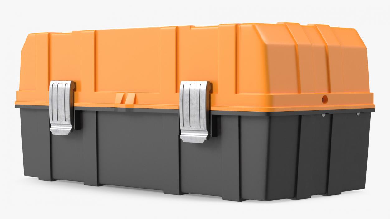 Three Layer Folding Plastic Toolbox Rigged 3D