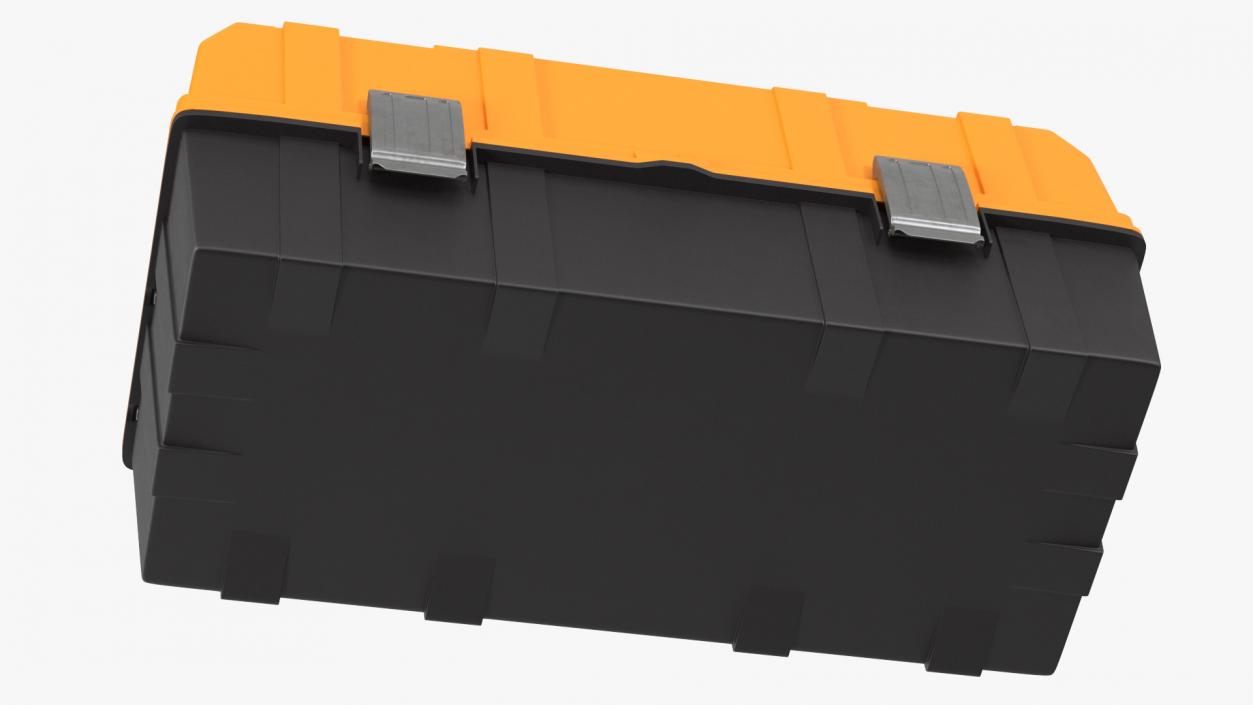 Three Layer Folding Plastic Toolbox Rigged 3D