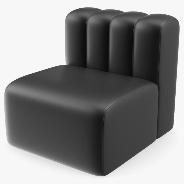 Leather Sofa 2 3D model