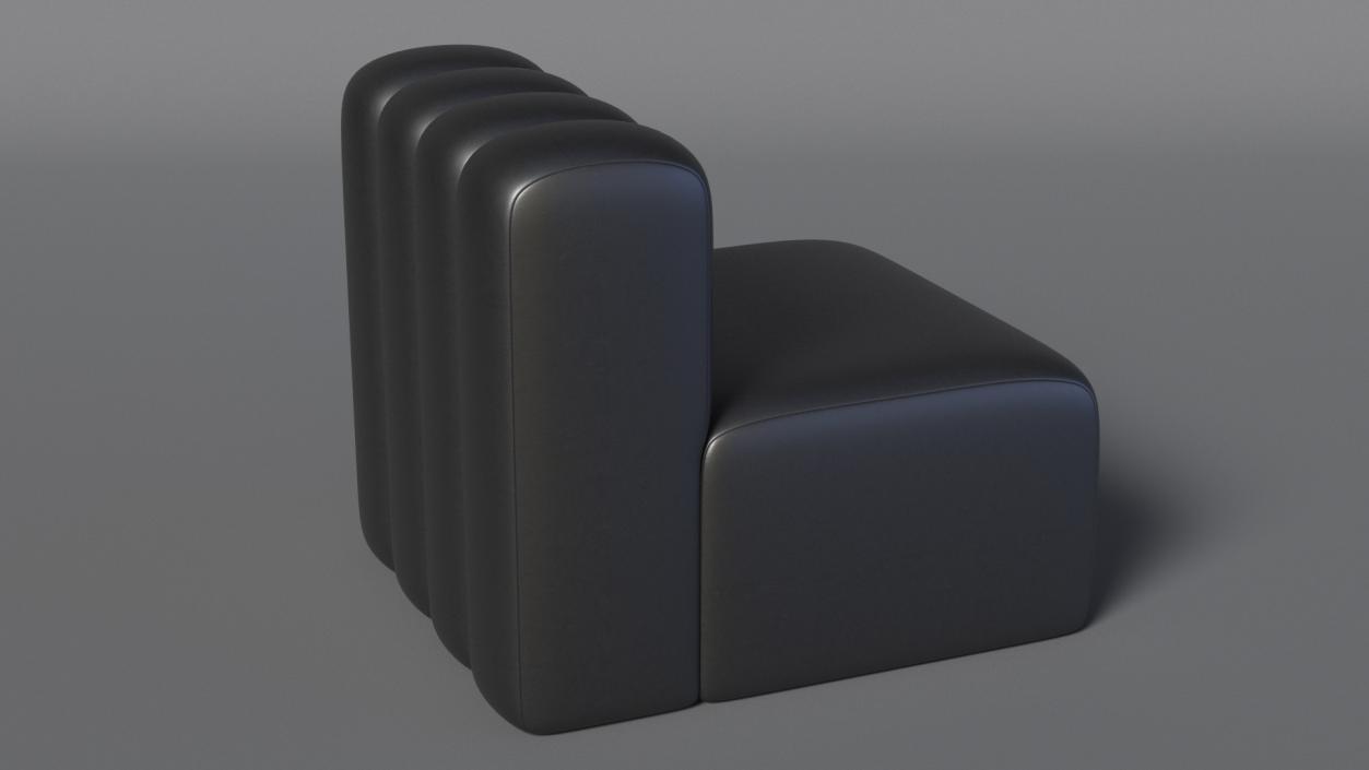 Leather Sofa 2 3D model