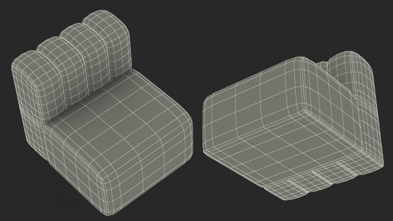 Leather Sofa 2 3D model