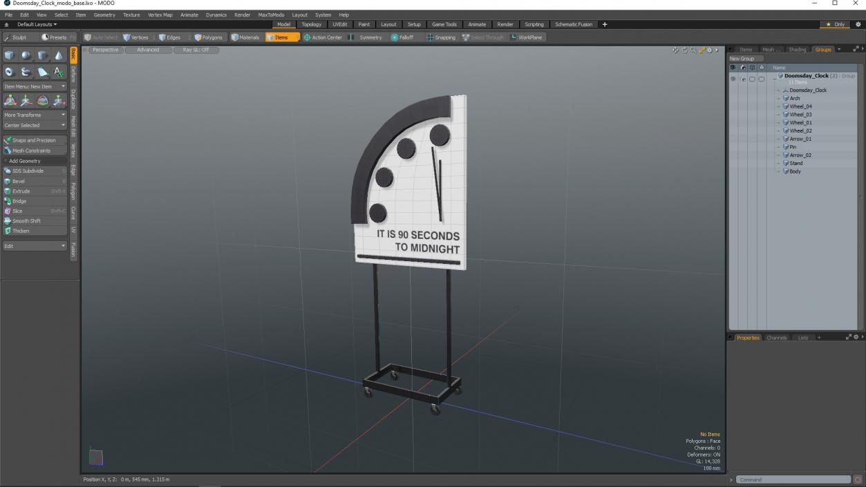 3D Doomsday Clock 2