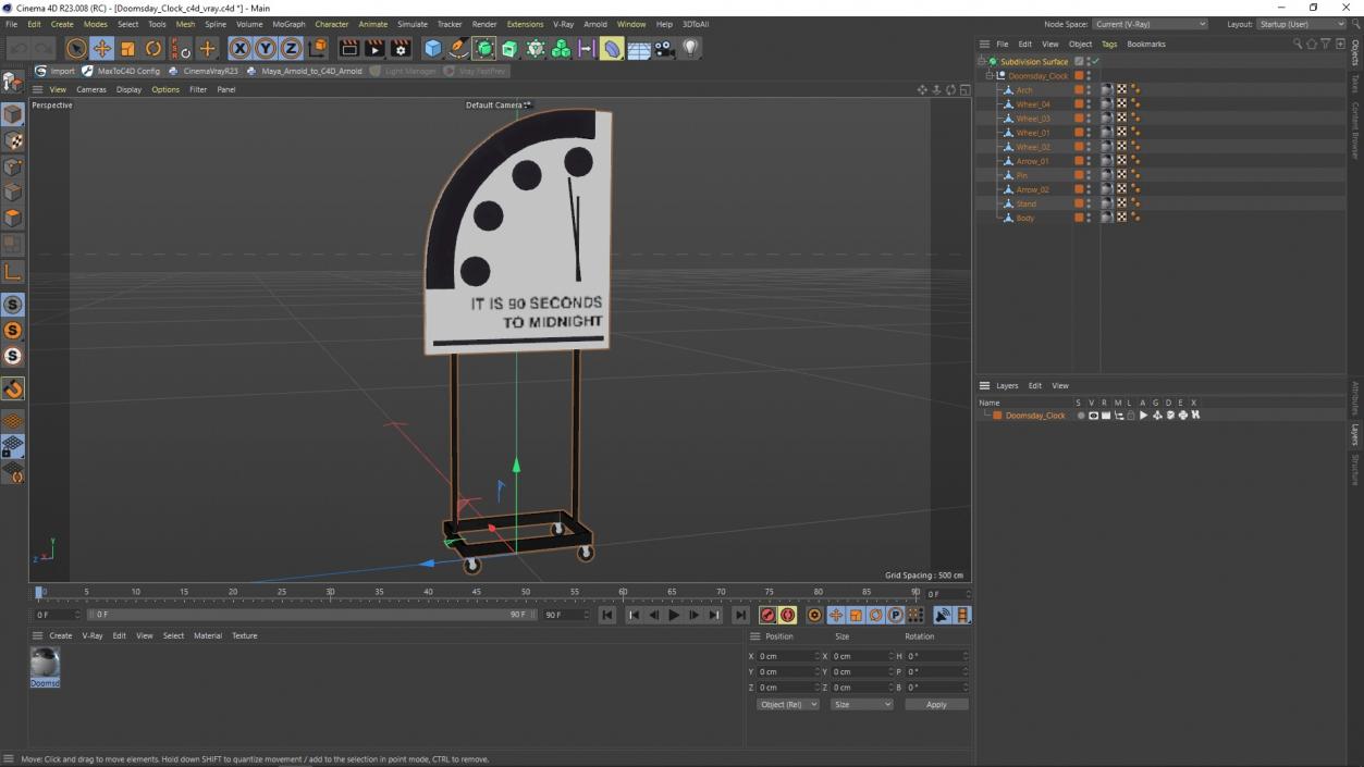 3D Doomsday Clock 2