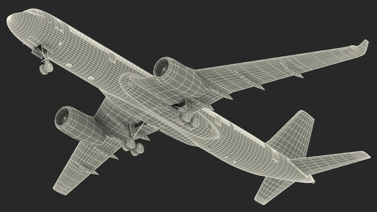 Tupolev Tu-214 Russian Government Airliner Rigged 3D model