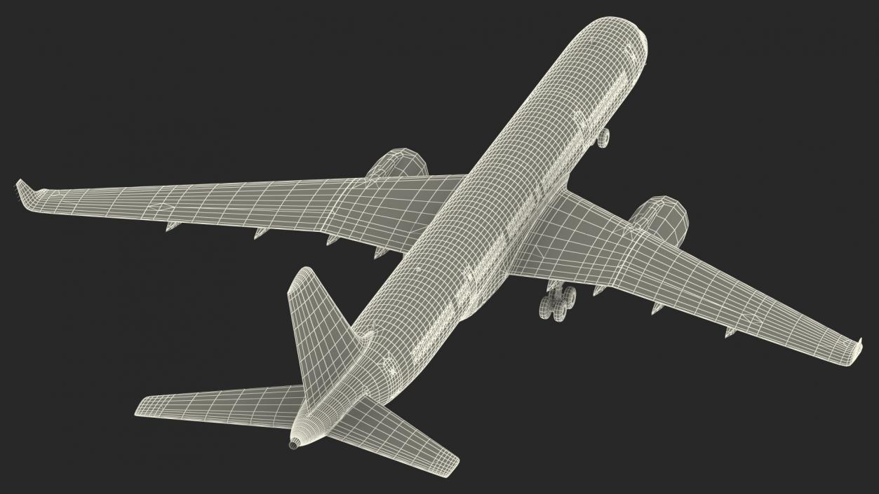 Tupolev Tu-214 Russian Government Airliner Rigged 3D model