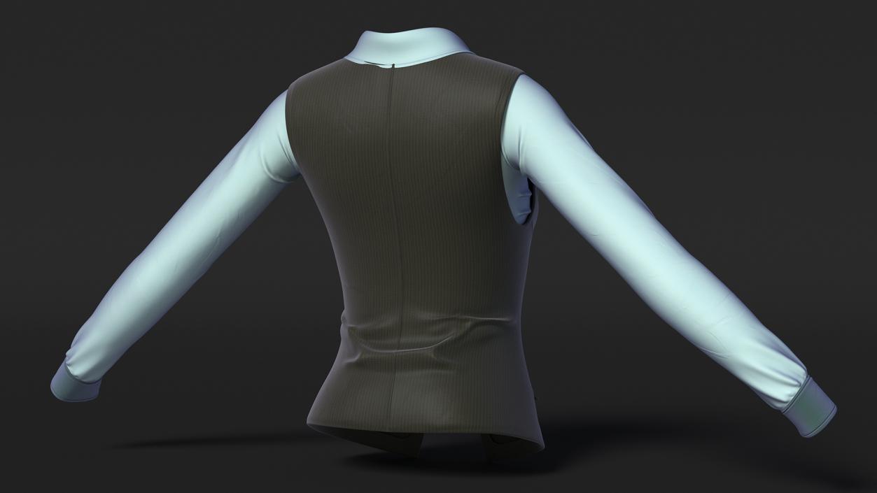 3D Waistcoat Business Suit model