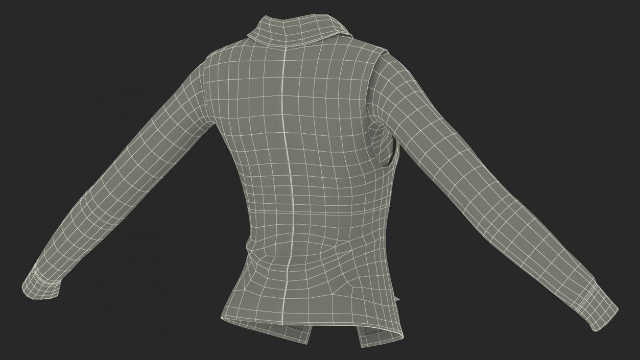 3D Waistcoat Business Suit model