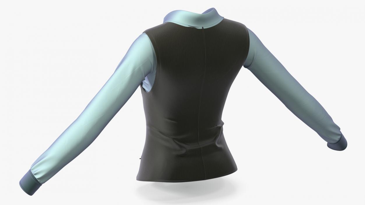 3D Waistcoat Business Suit model