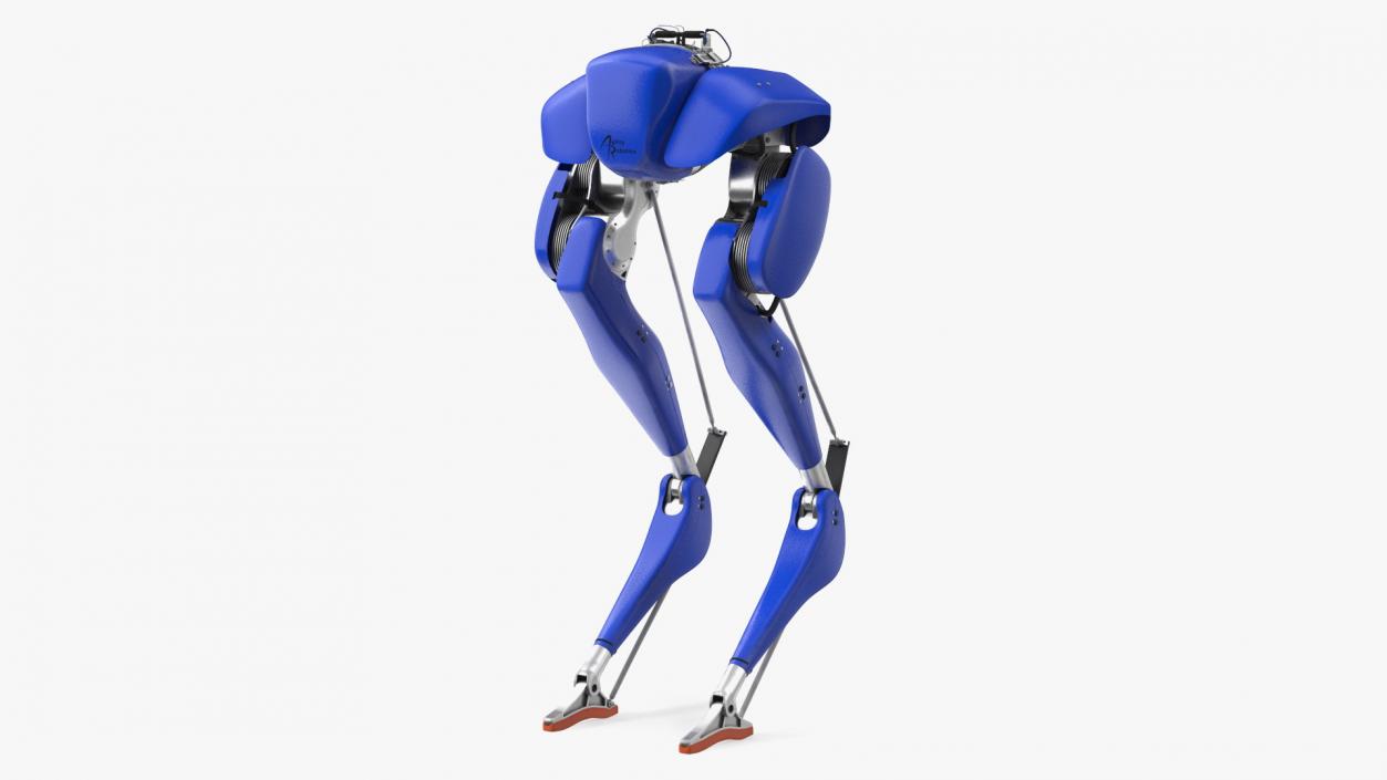 3D Two-legged Cassie Robot Blue model